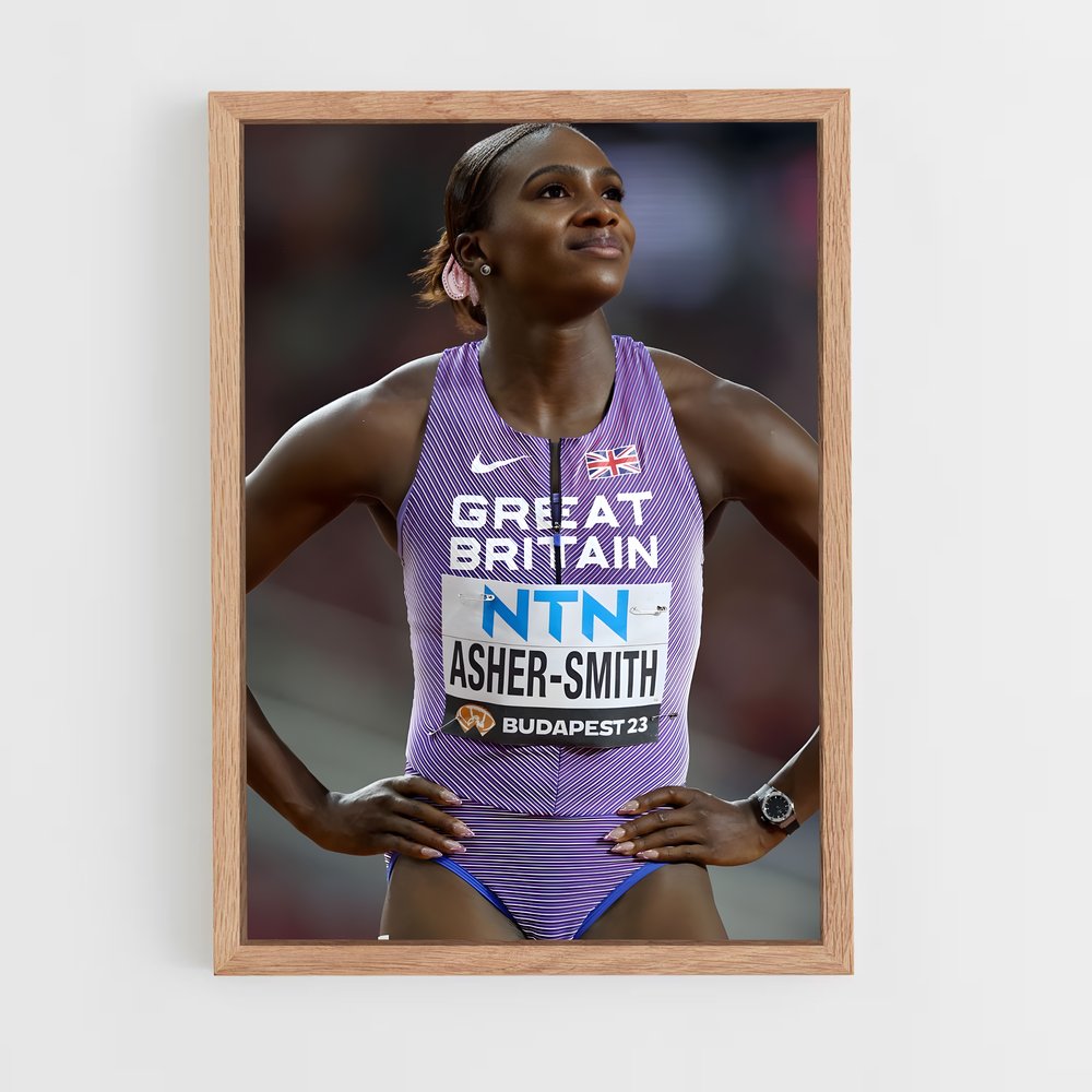 Poster Purple Lightning – affiche Athlétisme (vue 4)